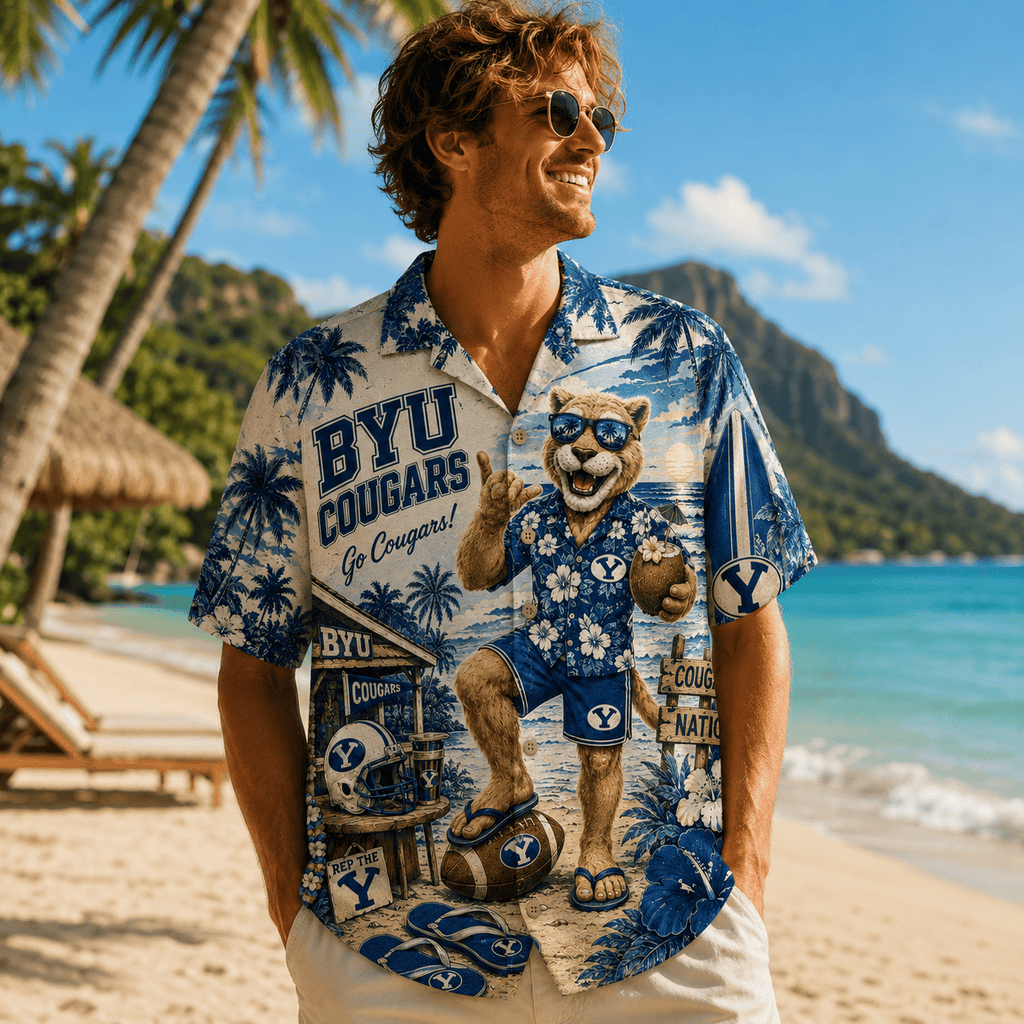Premium BYU Hawaiian Shirt TNSM