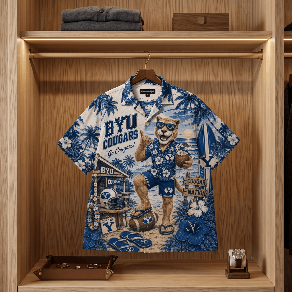 Premium BYU Hawaiian Shirt TNSM
