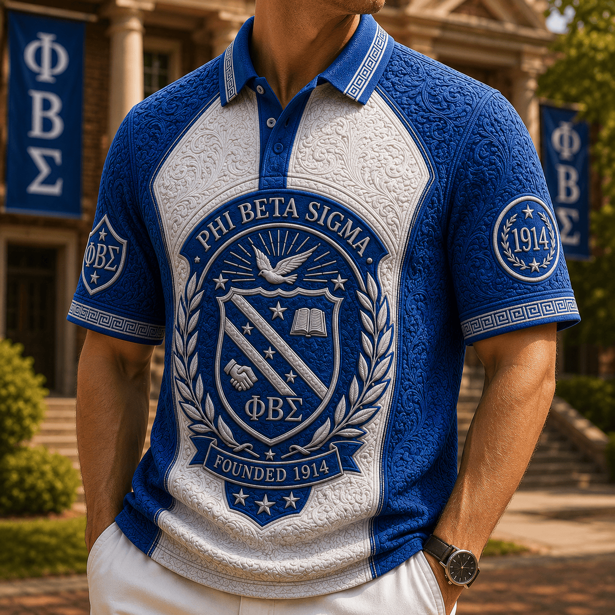 PREMIUM PBTS EMBOSS POLO SHIRT HQH