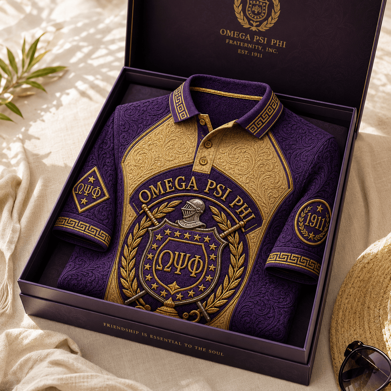 PREMIUM OMPP EMBOSS POLO SHIRT HQH