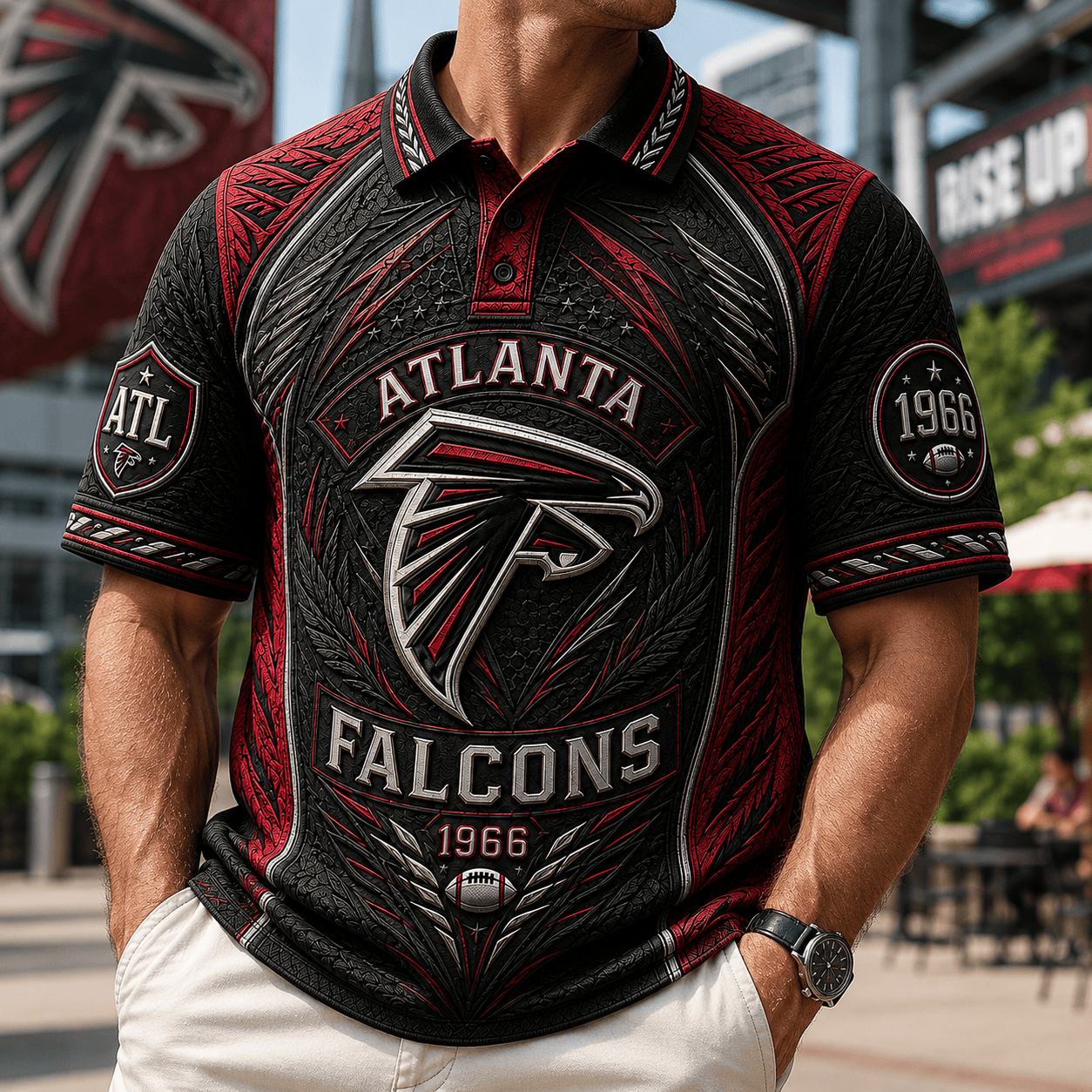 PREMIUM ATF EMBOSS POLO SHIRT HQH