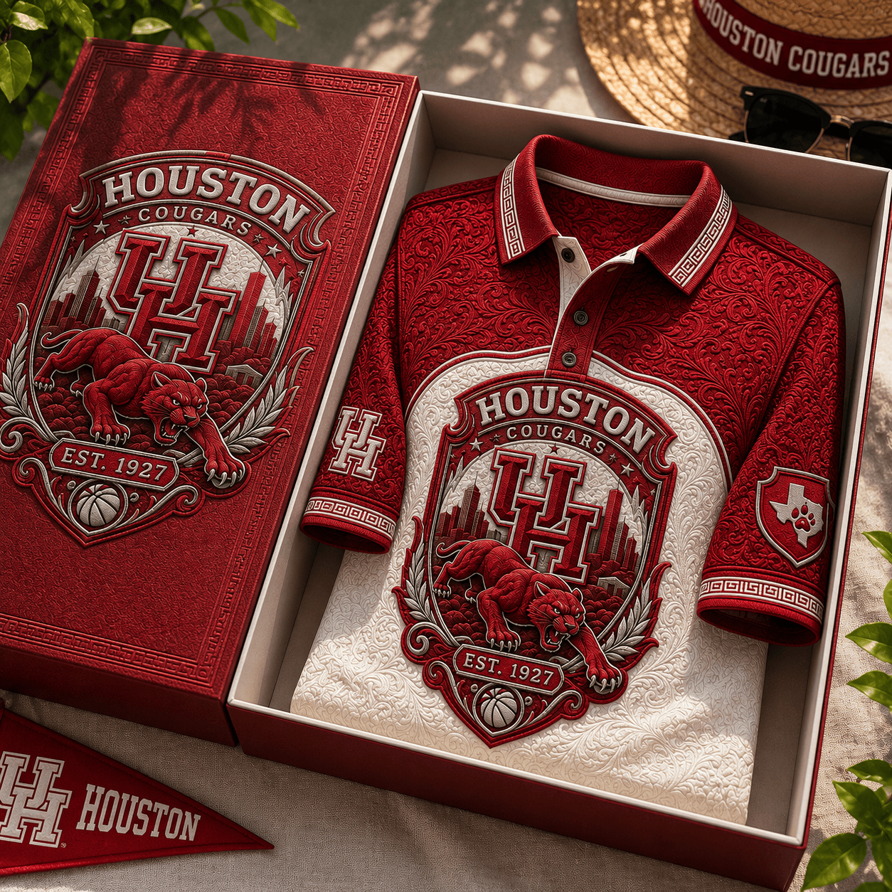 PREMIUM HTCG EMBOSS POLO SHIRT HQH