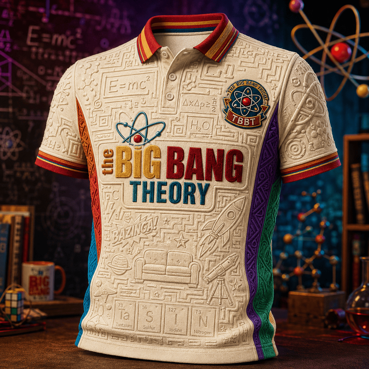 PREMIUM TBBT EMBOSS POLO SHIRT NTVA