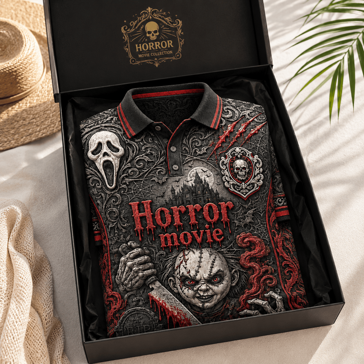 PREMIUM HRR EMBOSS POLO SHIRT NTVA