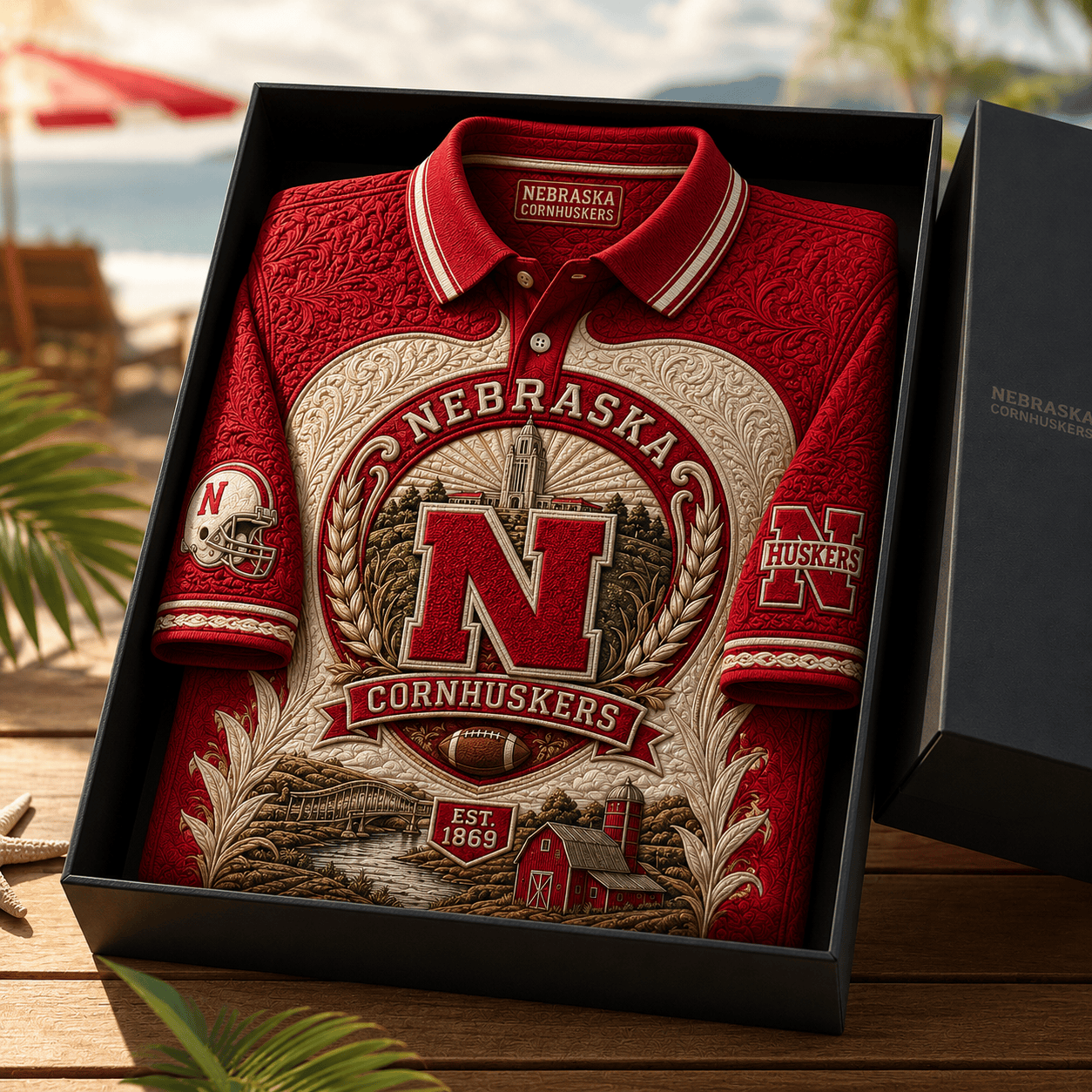 PREMIUM NCH EMBOSS POLO SHIRT PDL