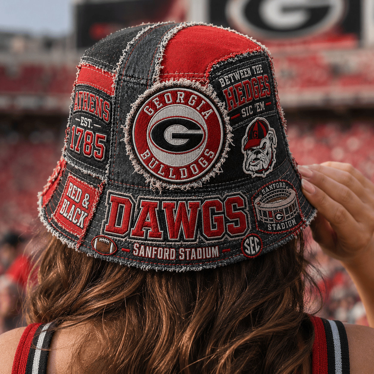 PREMIUM GGBD PATCHWORK BUCKET HAT LNTH