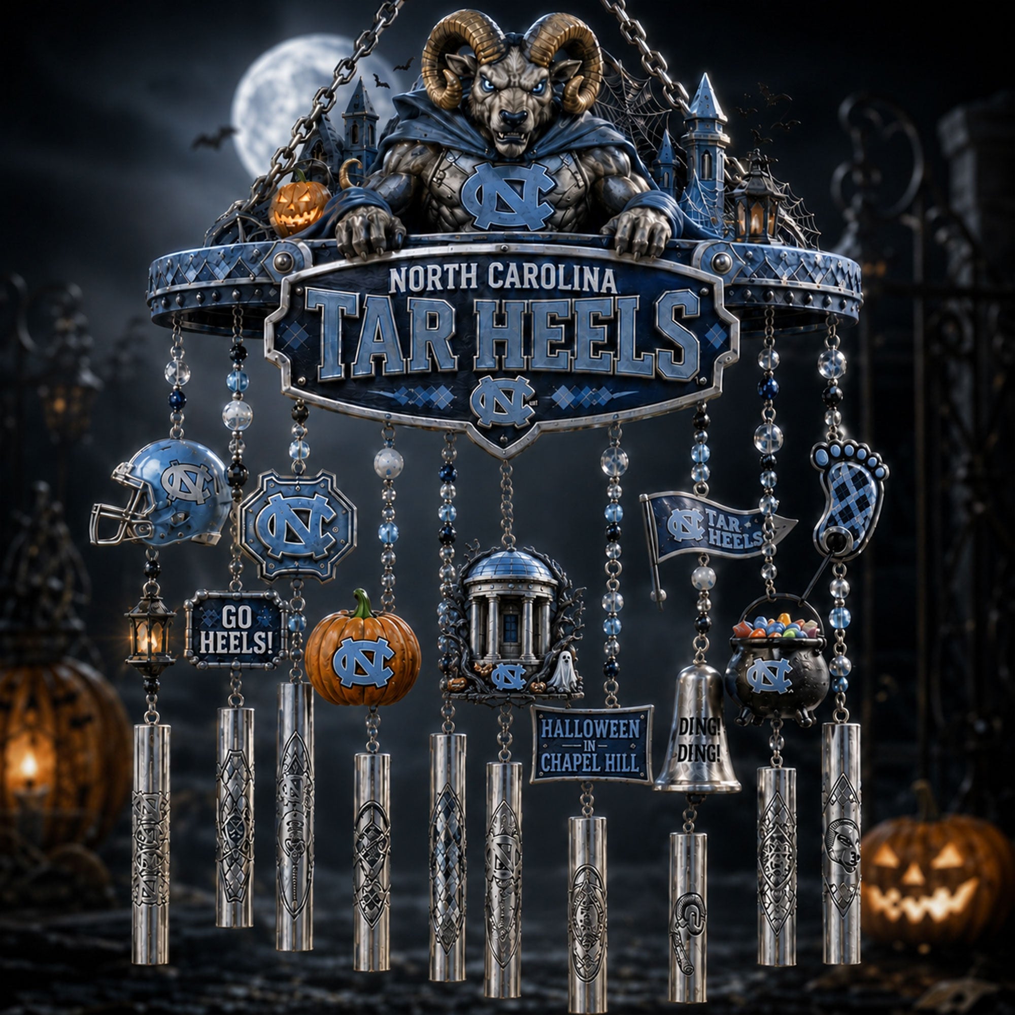 Premium UNC Halloween Wind Chime TNSM