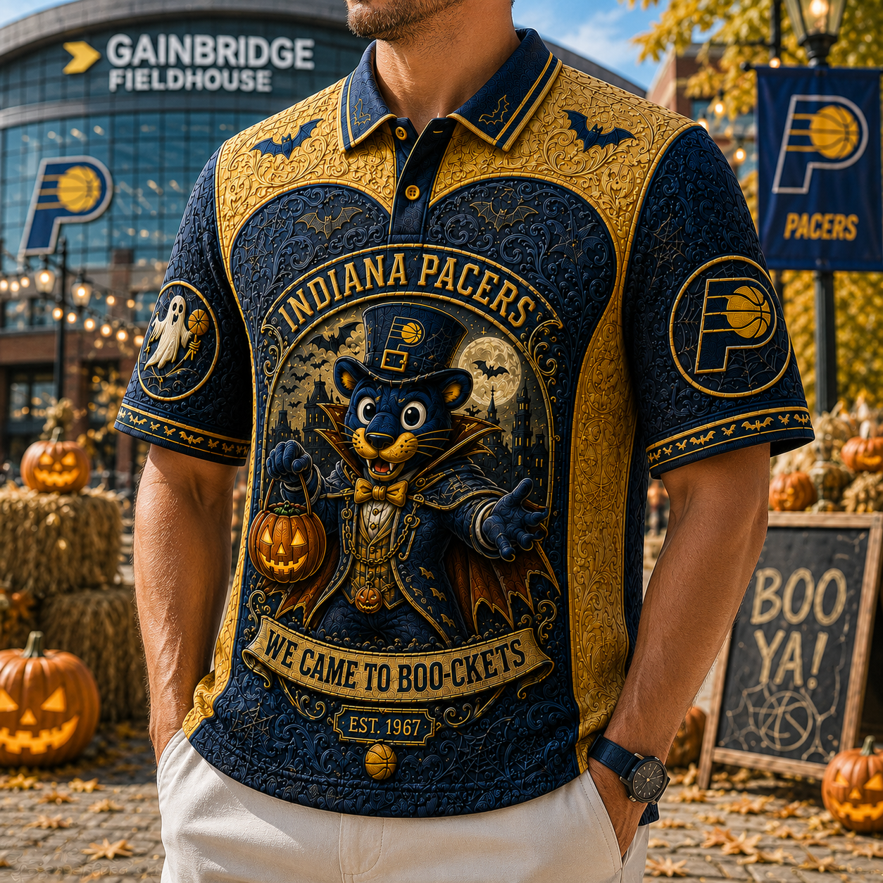 PREMIUM IDP EMBOSS POLO SHIRT HQH