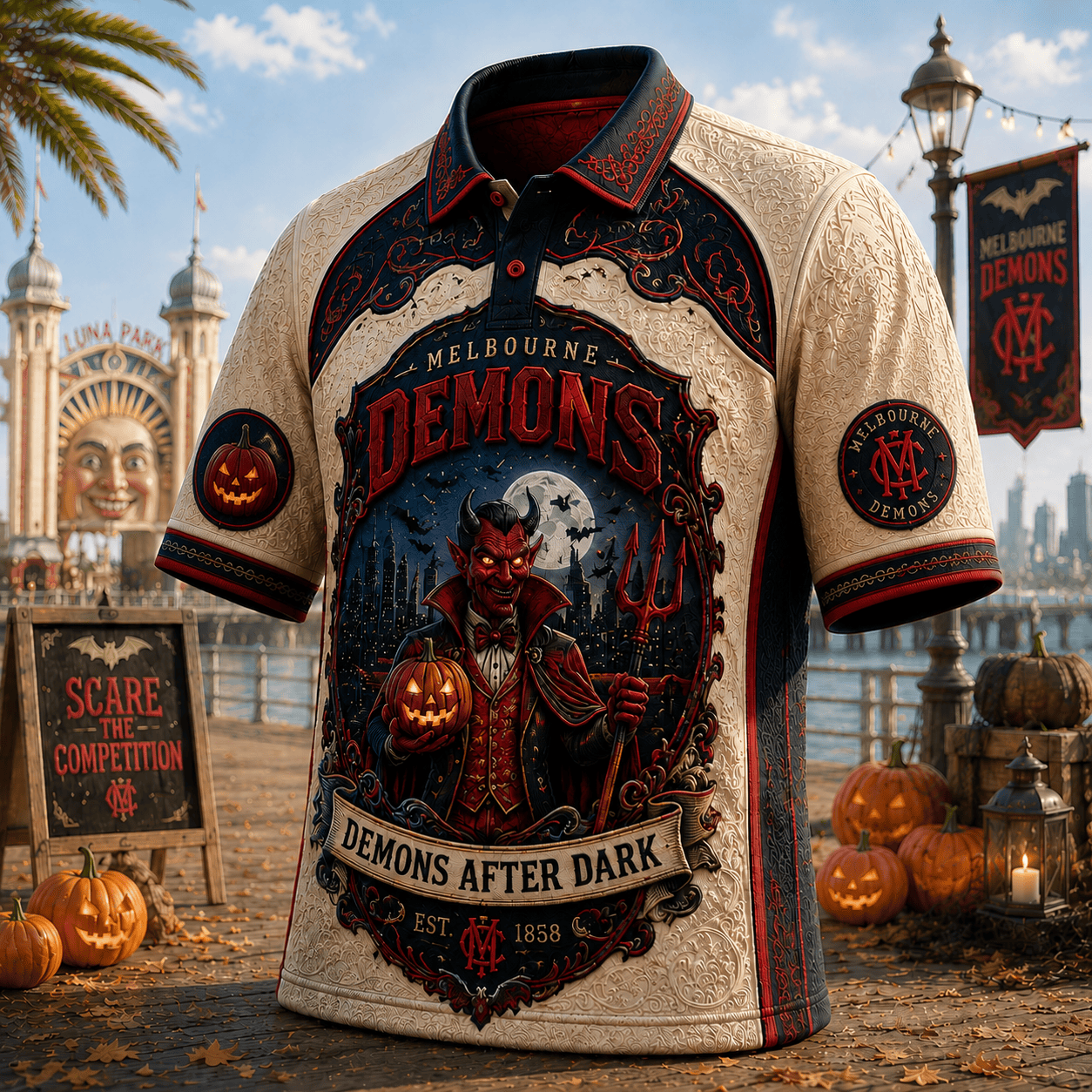 PREMIUM MBD EMBOSS POLO SHIRT HQH