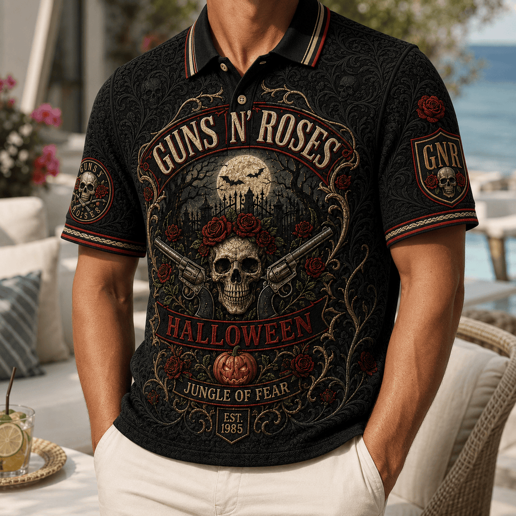 PREMIUM GNR EMBOSS POLO SHIRT NTNA