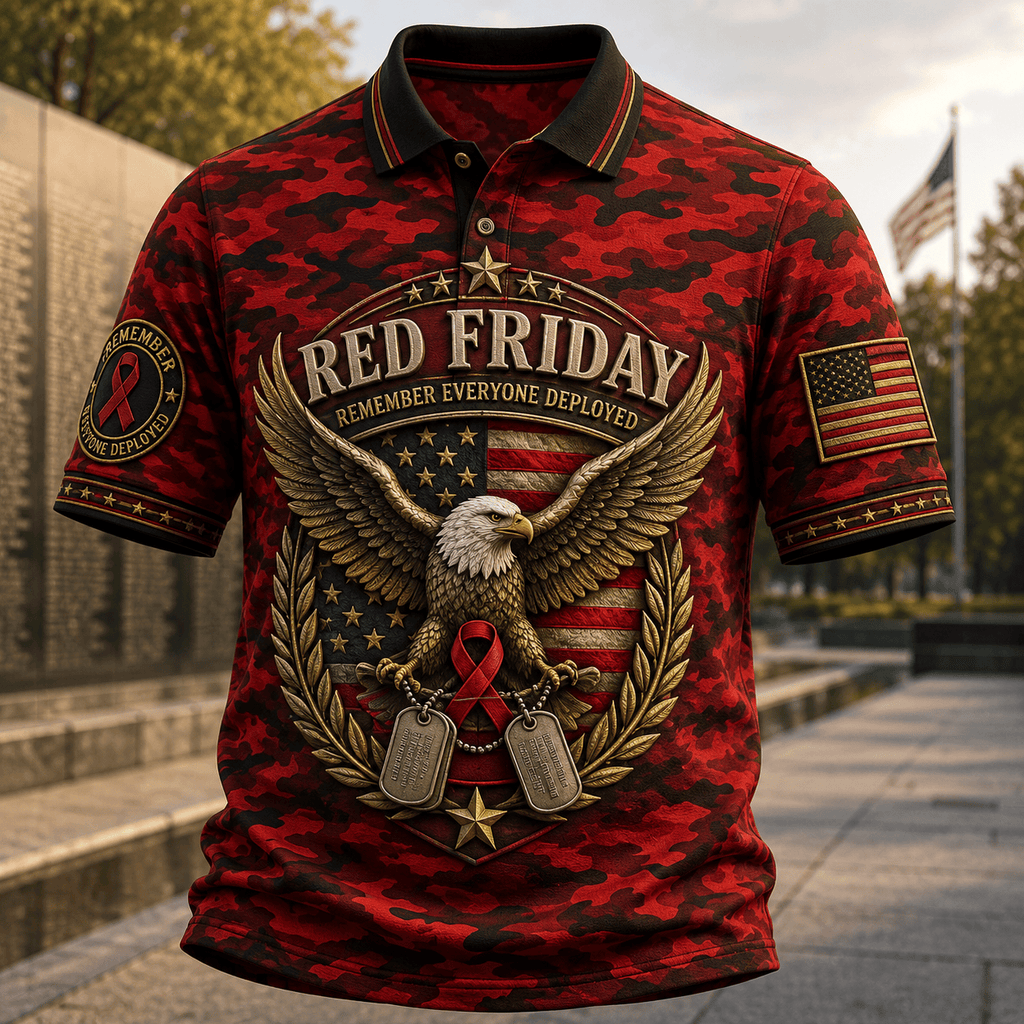 PREMIUM RFY EMBOSS POLO SHIRT TTNL