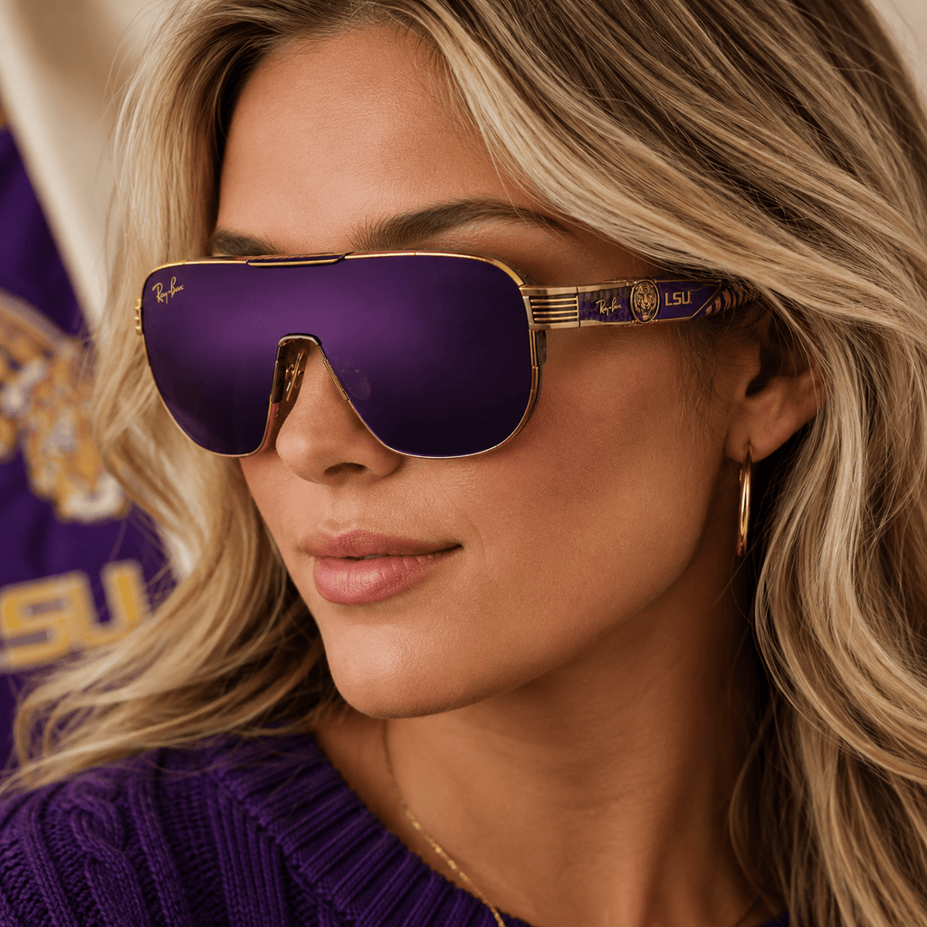 PREMIUM LSU UNISEX SUNGLASSES NTVA