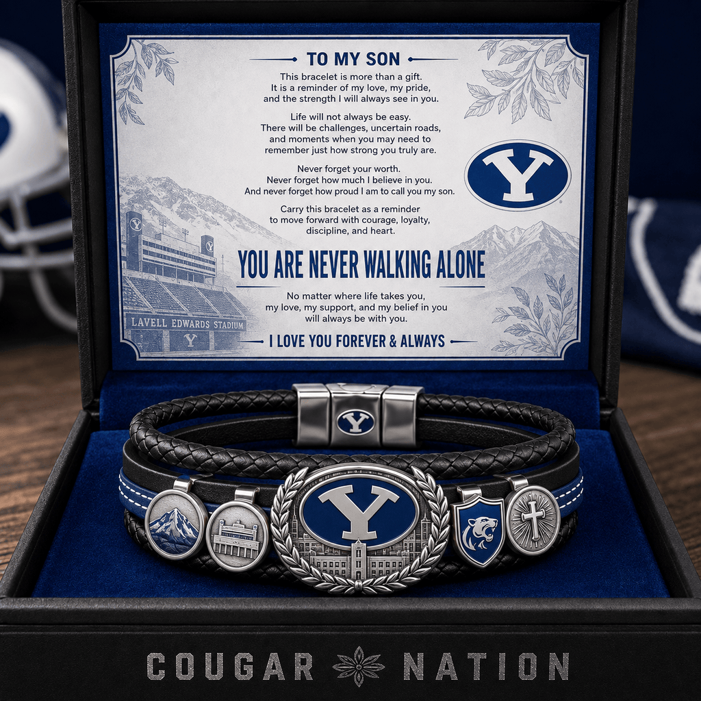 BYU Braided Bracelet Set NVH