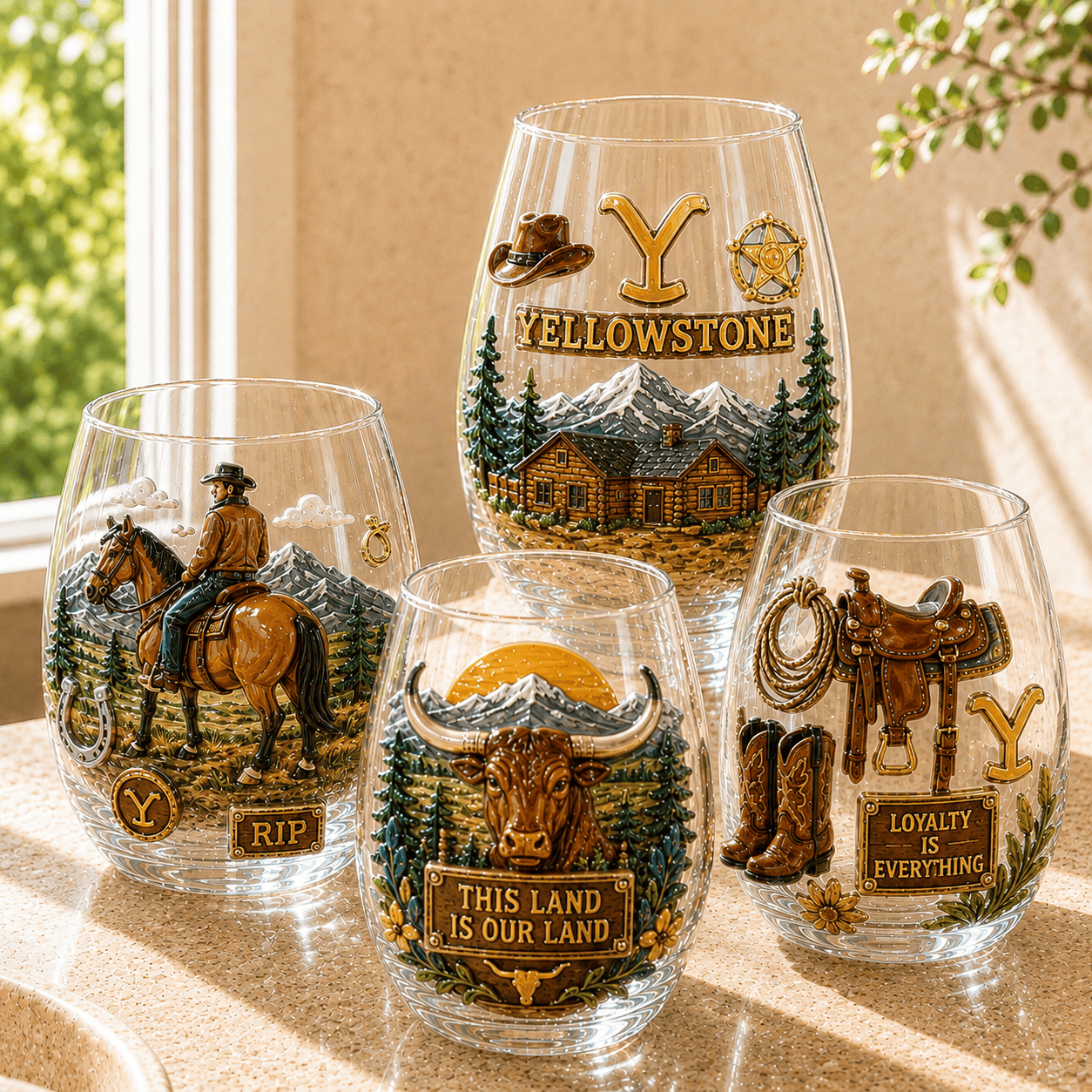 Premium YLST Whiskey Glass Set TMH