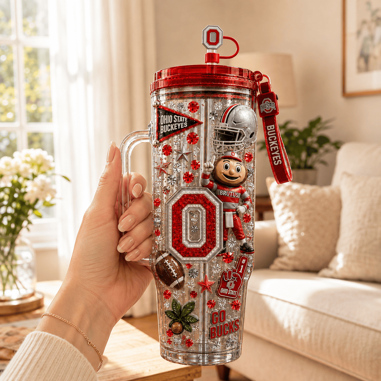 OSB 40oz Tumbler With Handle NHVH