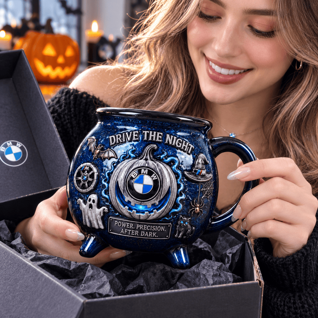 Premium BW Witch Cauldron Mug NPL
