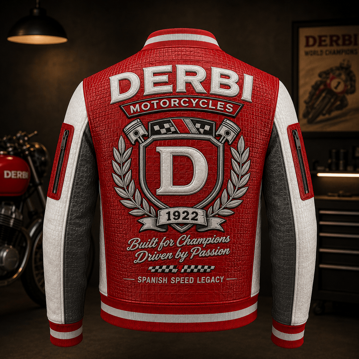 Premium DEB Leather Zipper Jacket TNSM