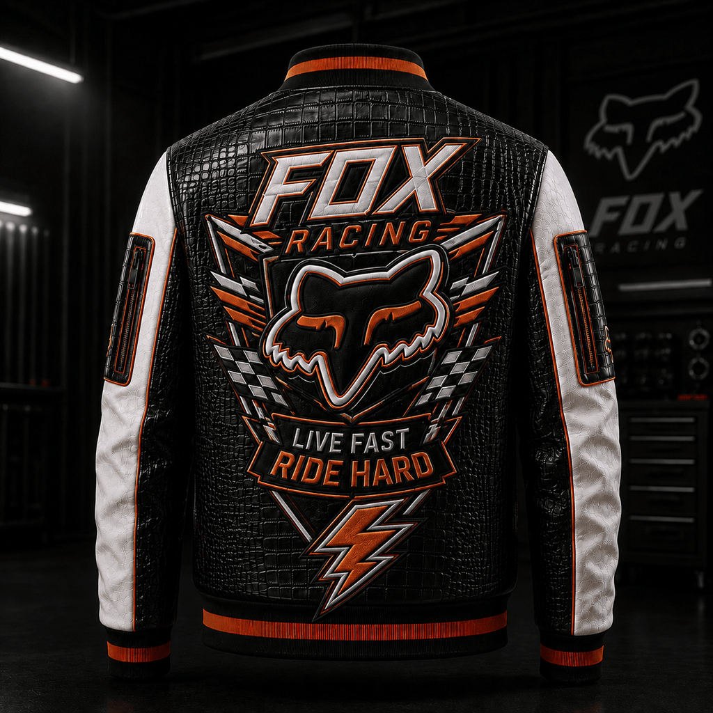 Premium FOX Leather Zipper Jacket TNSM