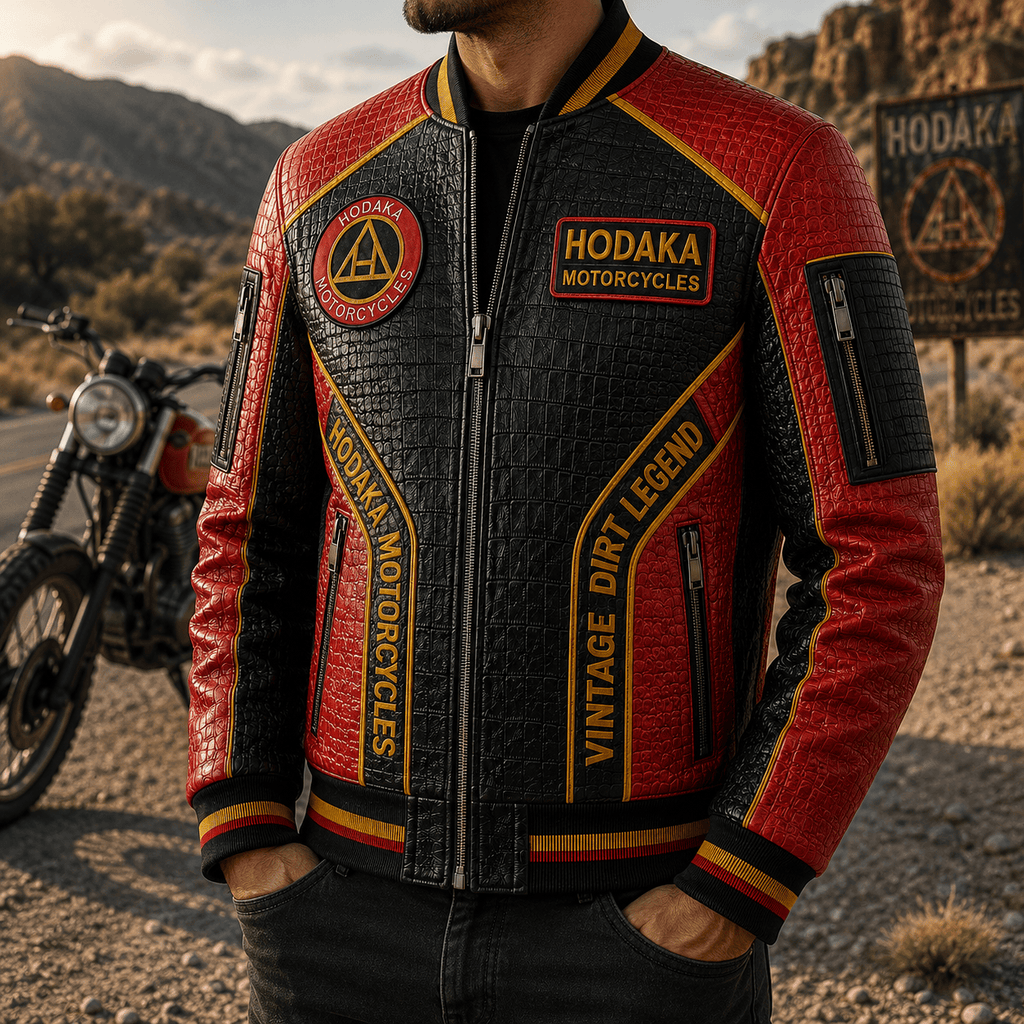 Premium HOD Leather Zipper Jacket TNSM