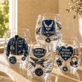 Premium USAF Whiskey Glass Set TTTT