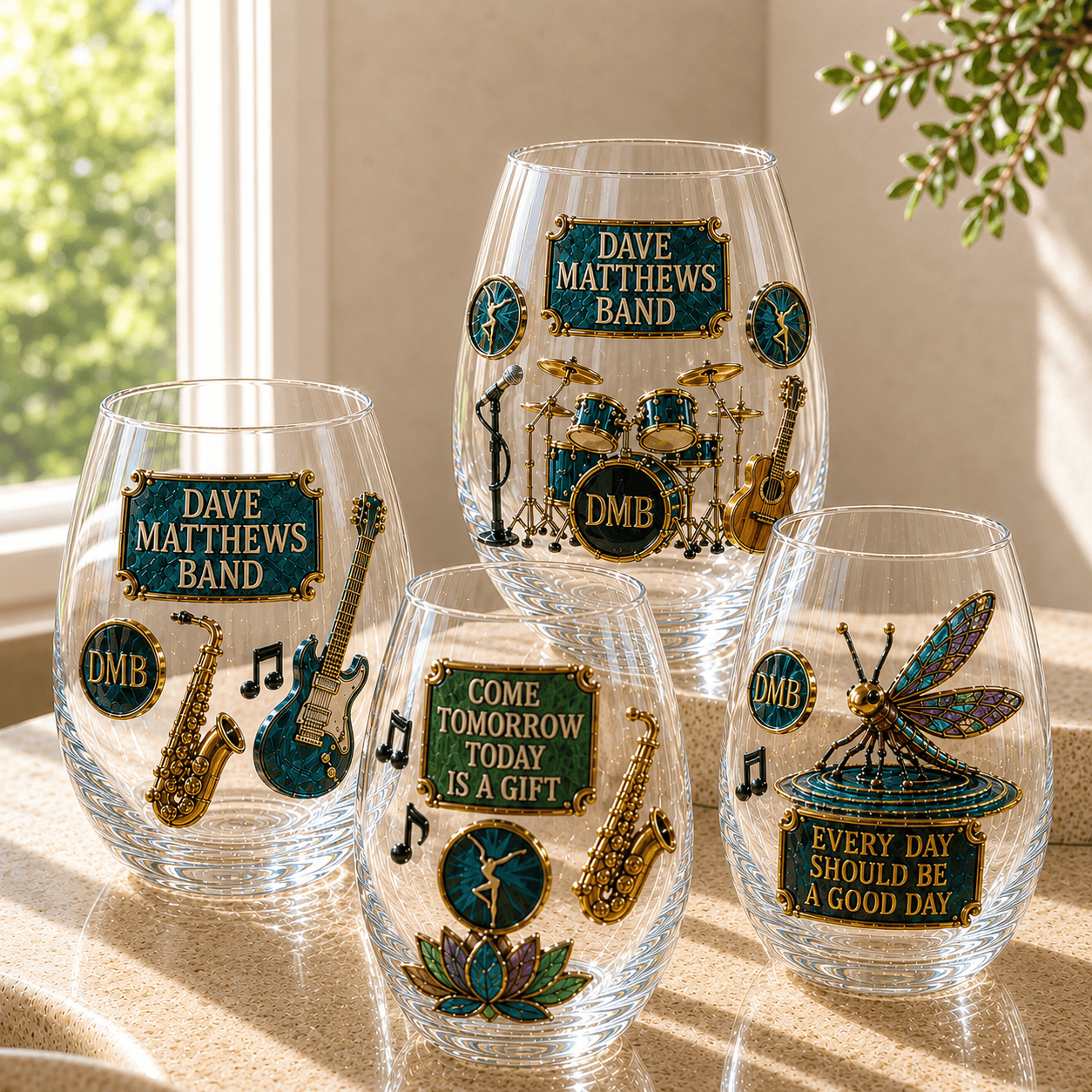 Premium DMB Whiskey Glass Set TMH