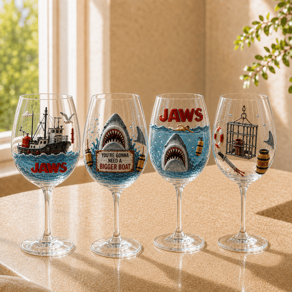 Premium JAWS Wine Glass Cup NHVH