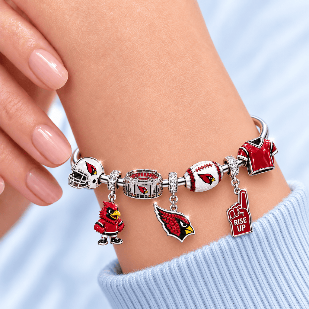 ARCD Silver Charm Bracelet Set TMH