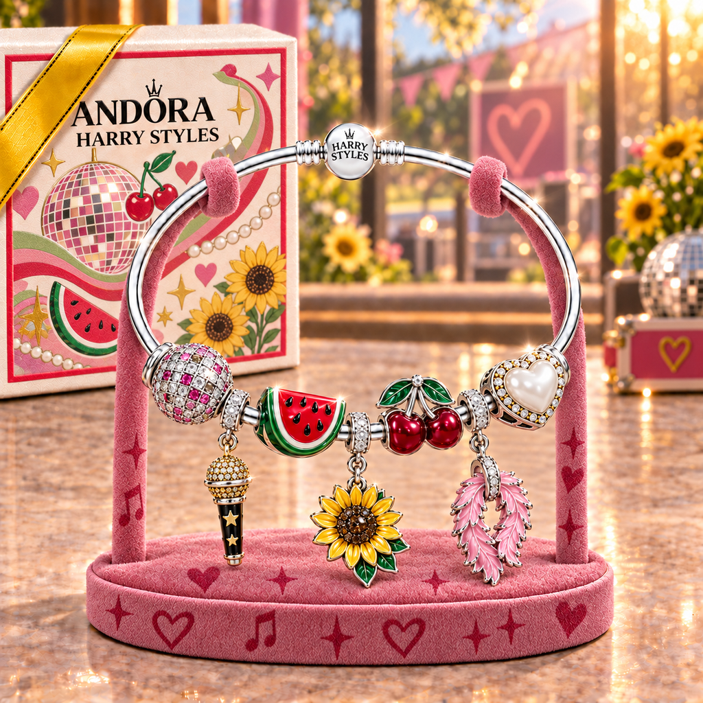 HSL Silver Charm Bracelet Set TMH
